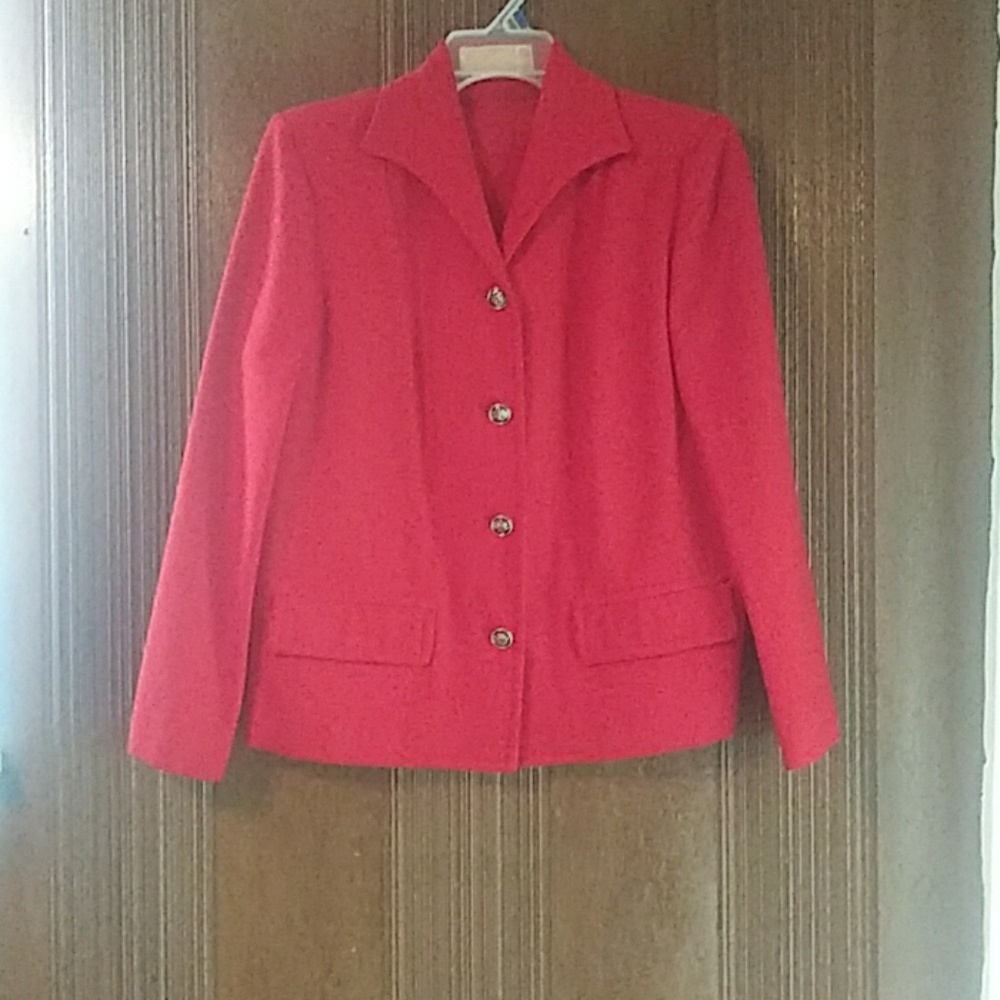 Red Vintage womens coat